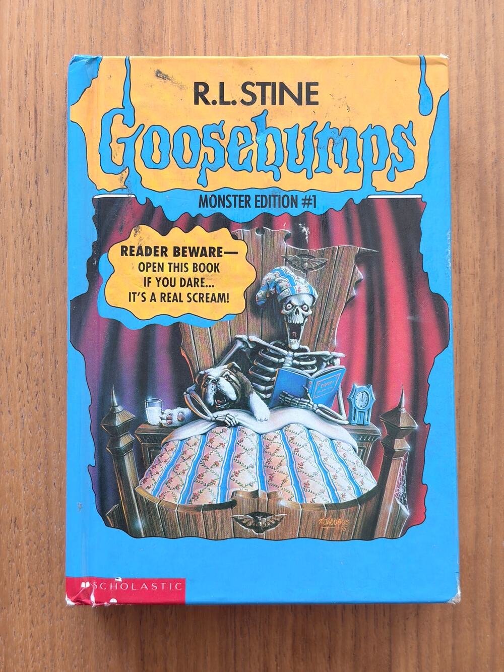 Goosebumps Monster Edition #1 | R.L. Stine Hardcover | Vintage 90s Scholastic